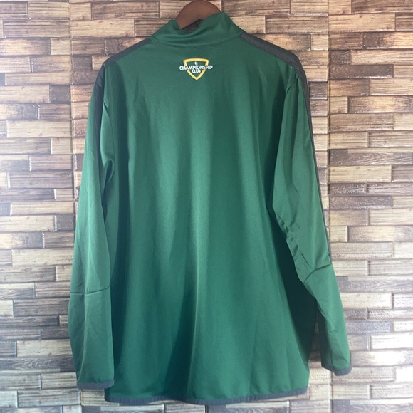 Mens EUC Nike 2XL Green Zip Up Light Baylor University Jacket - Picture 3 of 9